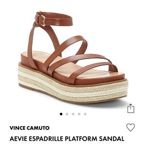 Vince Camuto platform espadrille sandal